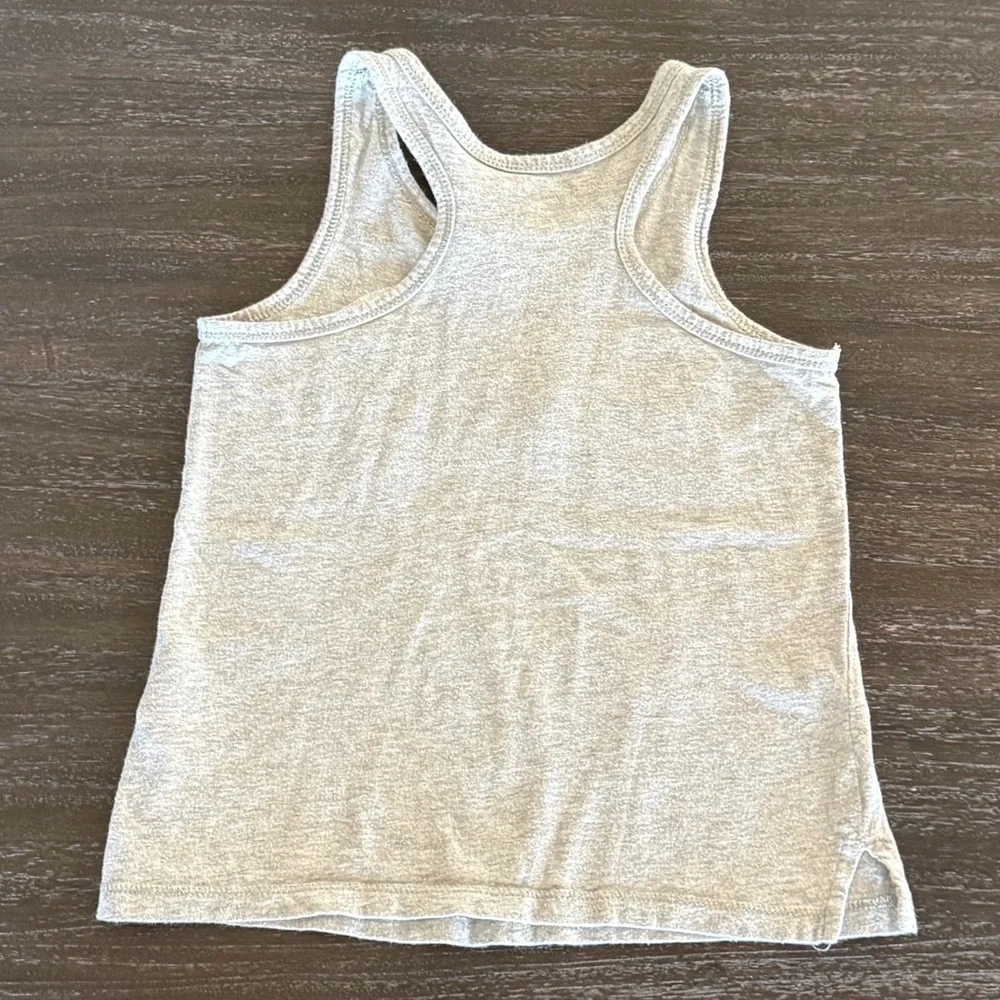 Gap Girls Small (6-7) Gray Sequin Tank Top